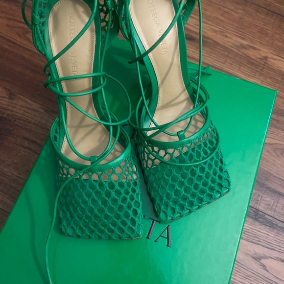 Bottega Venata Green Heel - Picture 2 of 7